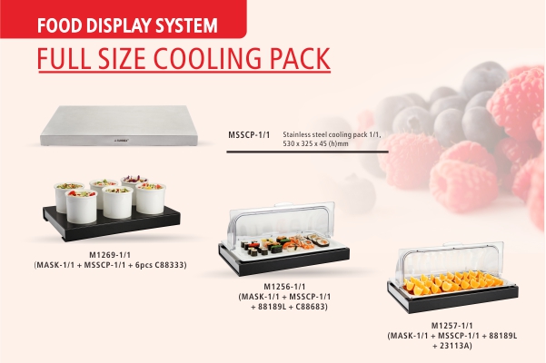 Sunnex Hot Sale Cooling Food Plaga Display