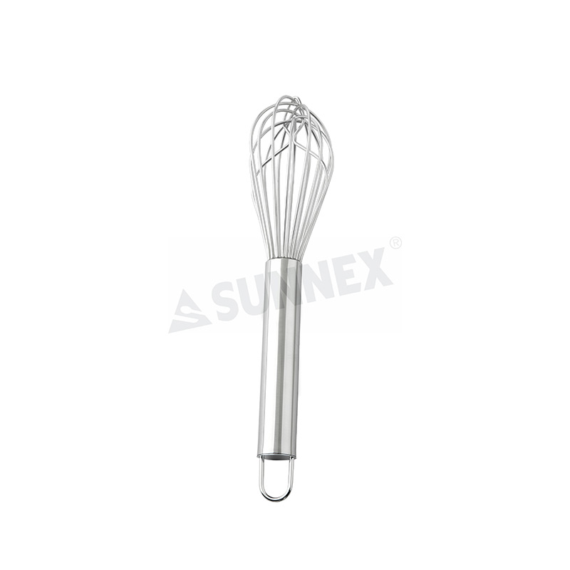 Quid sunt usus et lineamenta Steel Manu Whisk Kitchen Egg pulsator Cum manubrio?