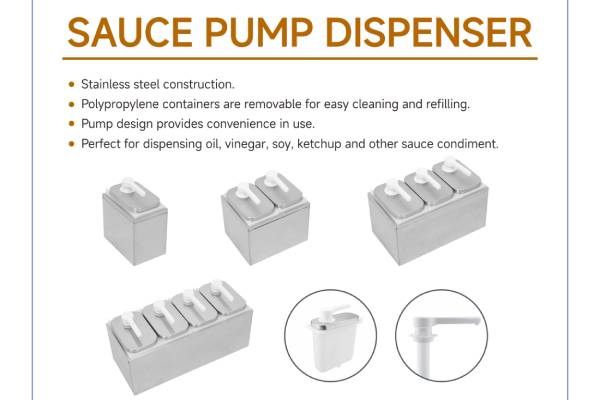 SUNNEX New Item - Sauce Pump Dispensator