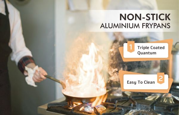 Sunnex non-lignum unum Aluminium Fryn