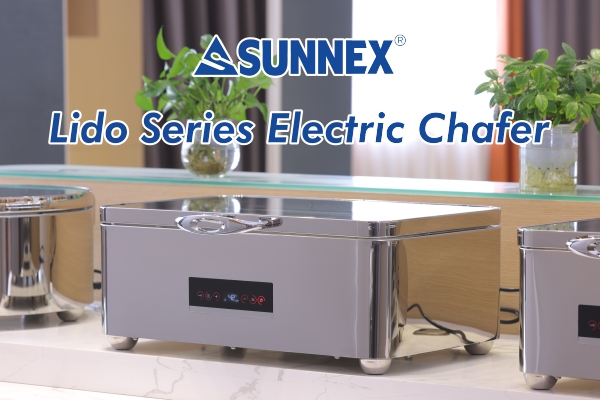 Sunnex omnia nova promotionem, lido series Chafing catino