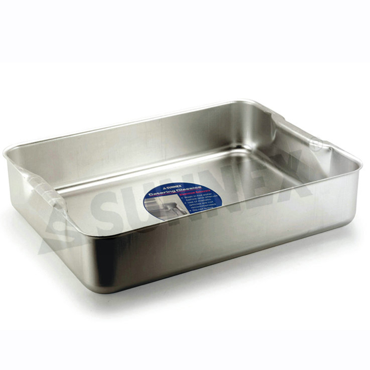 Aluminium extra Mors Roasting Bakeware suis manubriis