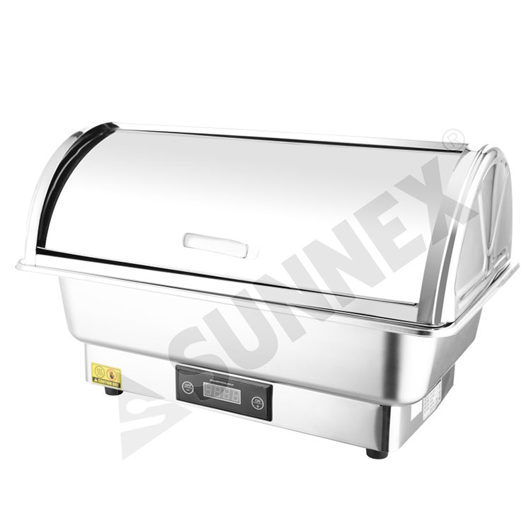 Electric Portable Aliquam Steel Chafing catino