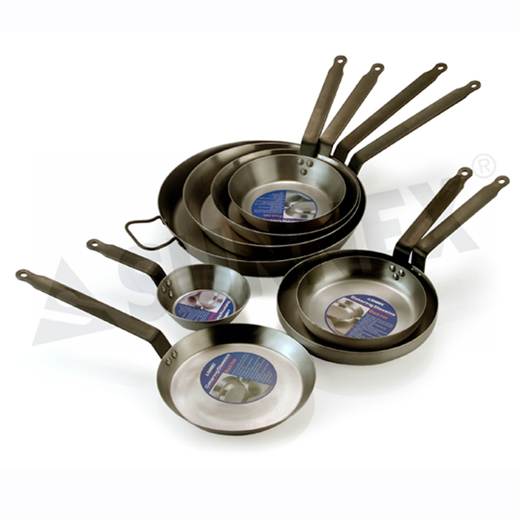 Cookware pan culina Nigrum ferrum Blinis