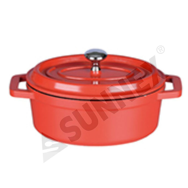 Culina Rubrum Ordo Mini Series Pulmenti ollam cum cantharus, ovalis casserole