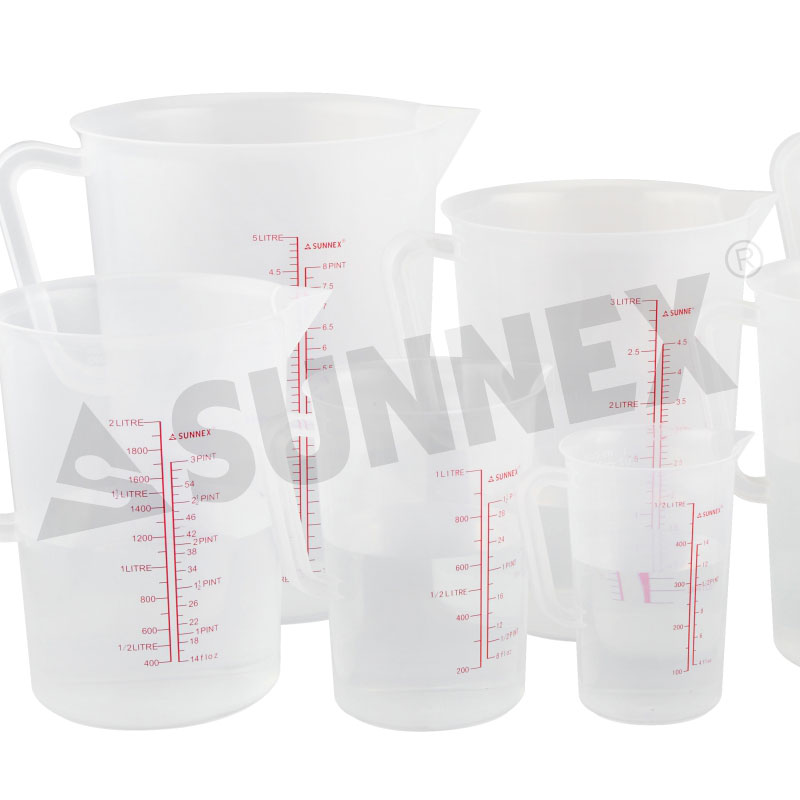 Plastic Mensurae Jugs Cum Handles