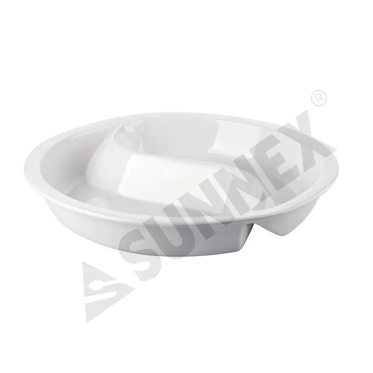 Porcelain II Division Food Pan