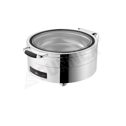 Stainless Steel Roma Round Chafer