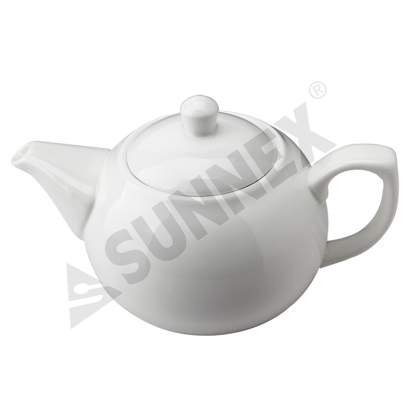 Legio subalbidum Ball Tea Pot